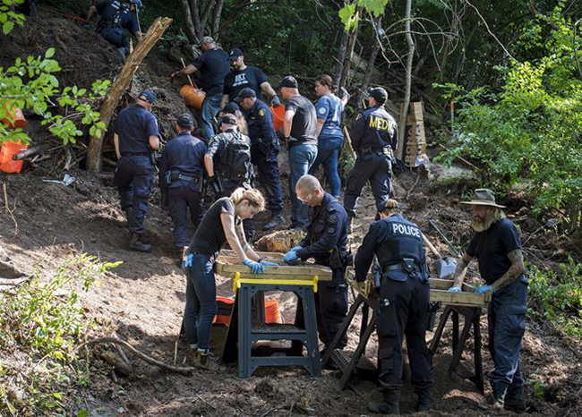 Police Search for Human Remains